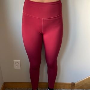 Maroon leggings, barely worn.